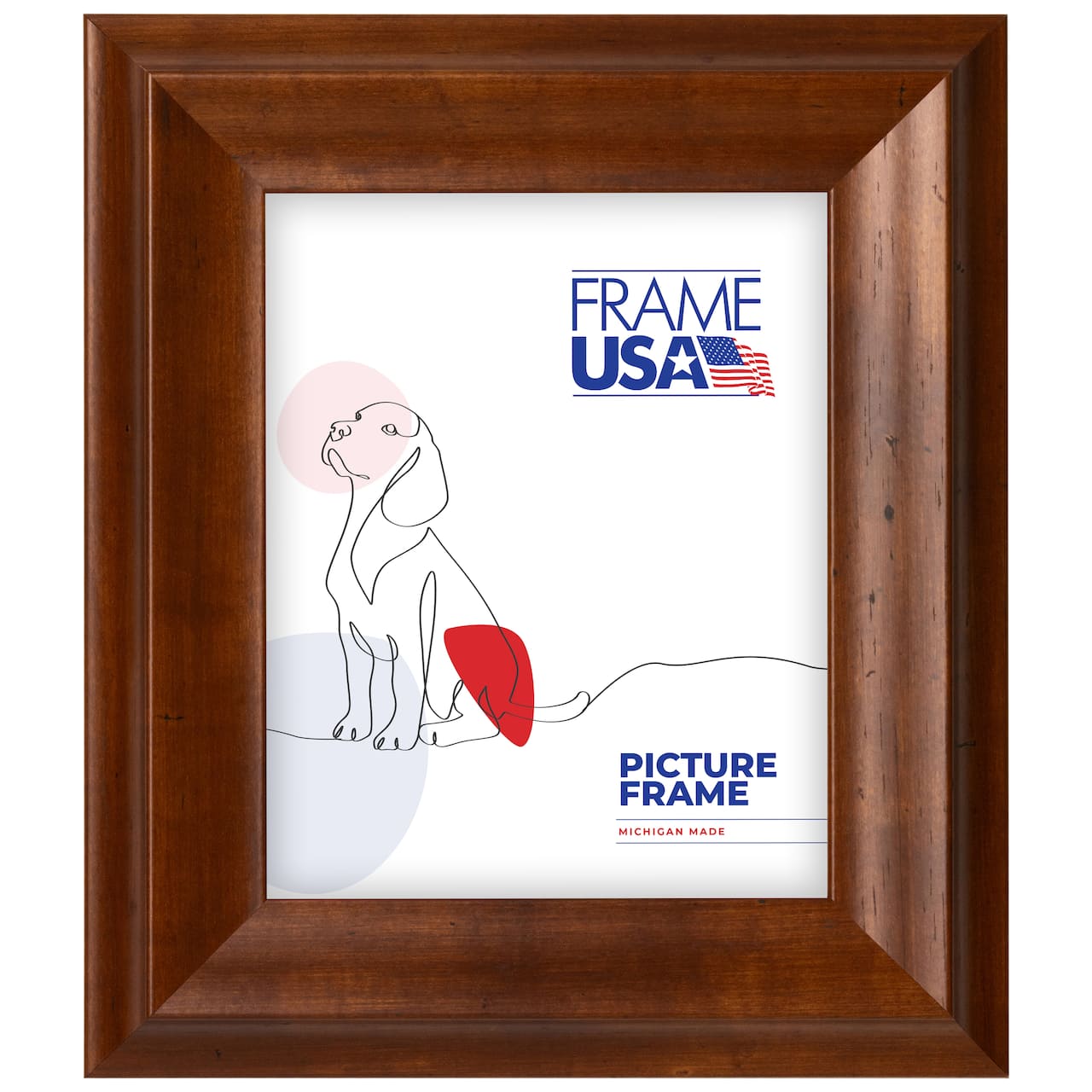 Frame USA Verona Wide Honey Single Image Picture Frame
